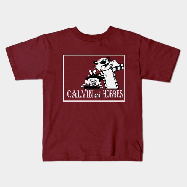 Calvin and hobbes Kids T-Shirt by Vitarisa Tees